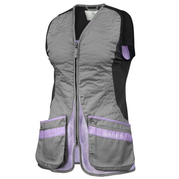 Beretta Women’s Silver Pigeon EVO Vest – Grey and Lavender Clothing