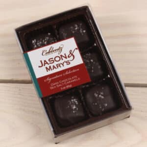 Coblentz Jason and Mary's Signature Selection Dark Chocolate Sea Salt Caramels