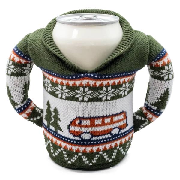 Puffin Coolers Beverage Sweater – Camping Green Miscellaneous