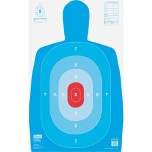 Gun Fun B27E Blue/Red/White Target Firearm Accessories