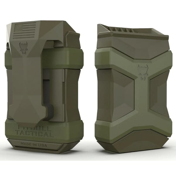 Pitbull Universal MAG Carrier Gen2 9mm to .45 ACP OD Green Firearm Accessories