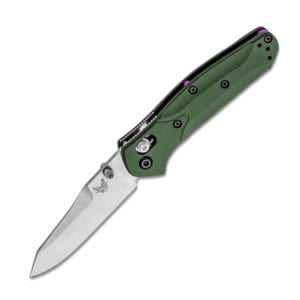 Benchmade Mini Osborne 2.92" Reverse Knife - Green