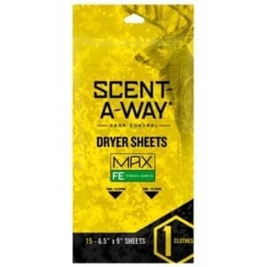 Hunters Specialties Scent-A-Way MAX Fresh Earth Dryer Sheets Accessories