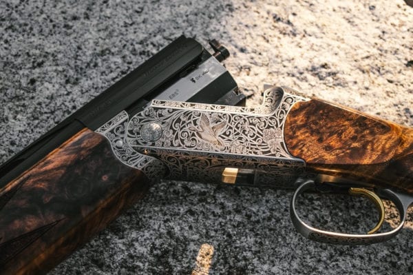 Blaser F3 Custom Deep Cut Scroll Engraved