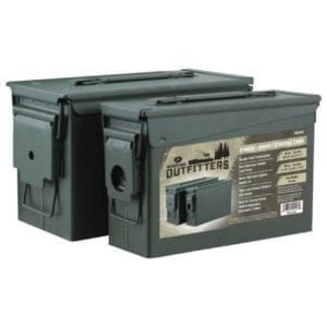 Mossy Oak Outfitters 2-Piece Metal Ammo Storage Can, .30cal & .50cal