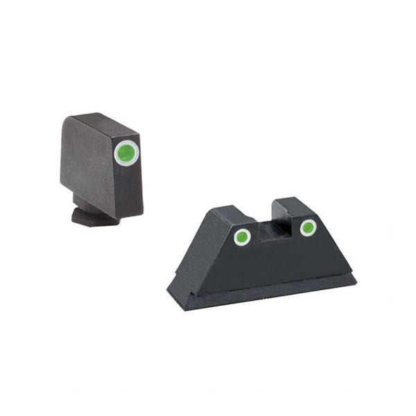 Ameriglo Suppressor Height Tritium Night Sight Set - Glock 1 Ameriglo Suppressor Height Tritium Night Sight Set - Glock