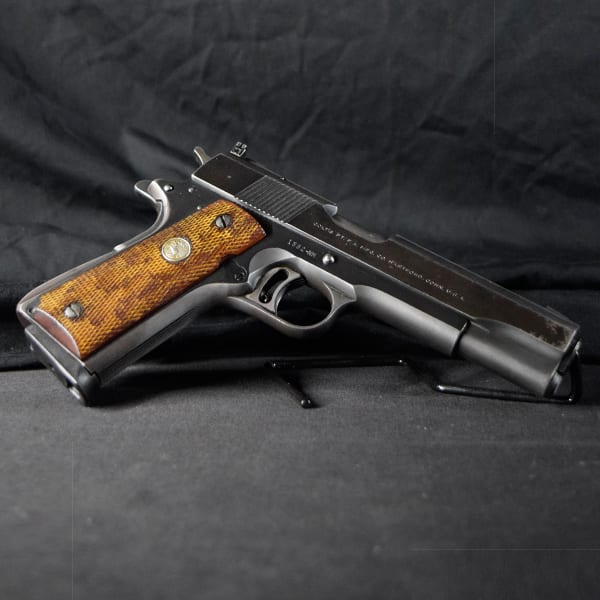 Pre-Owned – Colt 1957 Gold Cup SA .45 ACP 5″ Handgun Firearms