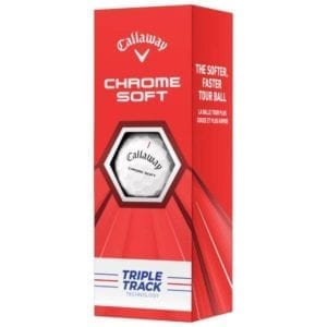 Callaway Chrome Soft Triple Track Golf Balls, 3-Pack Golf Balls