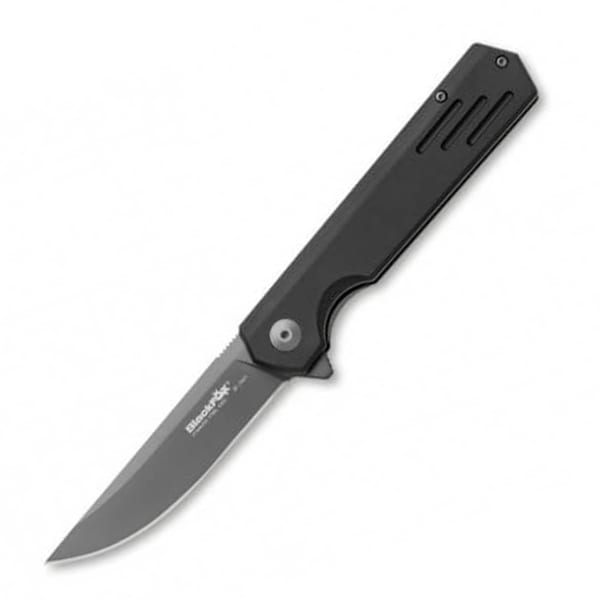 Fox BlackFox BF-740TI Revolver Gray 3.54″ Folding Knife Folding Knives