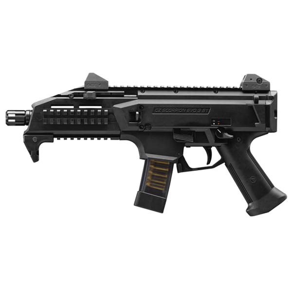 CZ-USA Scorpion EVO 3 S1 Black Semi-Auto 9mm 7.75″ Handgun Firearms