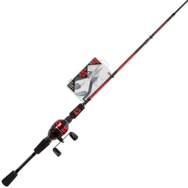 Profishiency 5′ Red/Black Spincast Combo with Loaded Tackle Box Combos