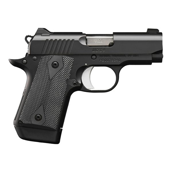 Kimber Micro 9 Black Semi-Auto 9mm 3.15″ Handgun Firearms