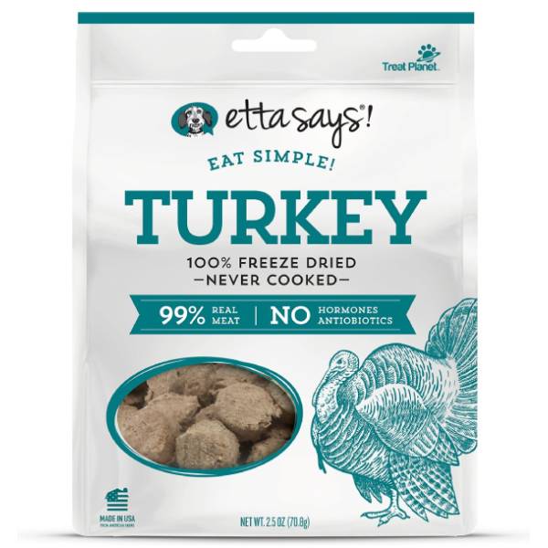 Etta Says Eat Simple Freeze-Dried Dog Treats – Turkey Dog Training & Supplies