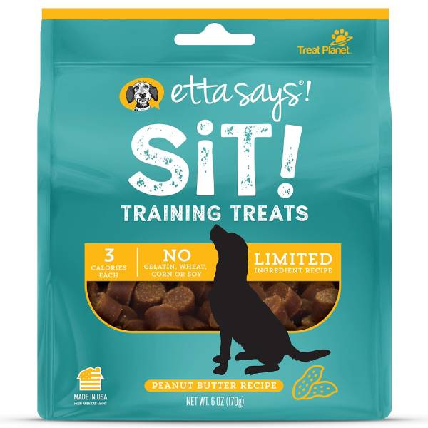 Etta Says Sit Dog Training Treats – Peanut Butter Recipe Dog Training & Supplies