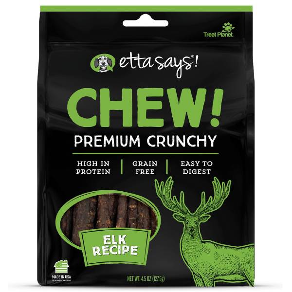 Etta Says Chew Premium Crunchy Dog Treats – Elk Dog Training & Supplies