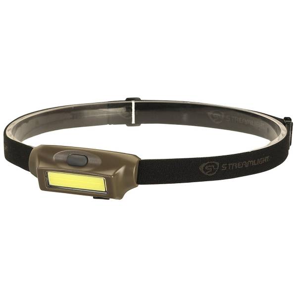 Streamlight Bandit Super Bright Rechargeable LED Headlamp – Coyote with Red LED Camping Essentials