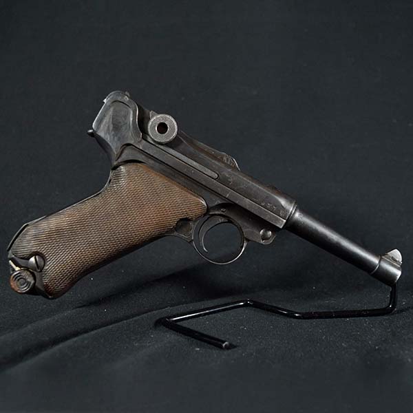 Pre-Owned – 1916 Erfurt WW1 9mm Luger Semi-Auto 4″ Handgun Firearms