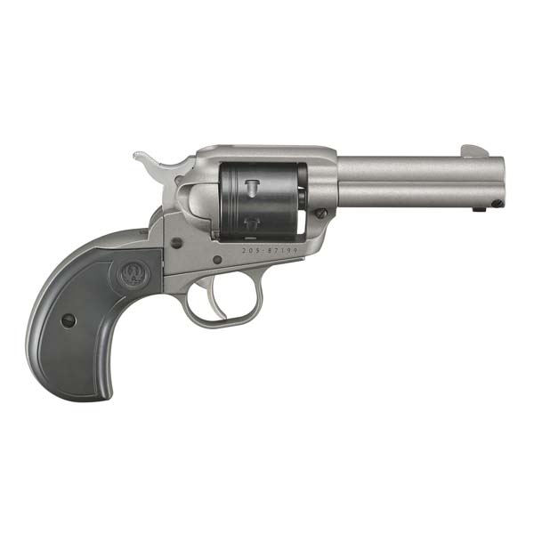 Ruger Wrangler Silver SA 22LR 3.75″ Revolver Firearms