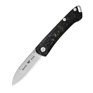 Buck 250 Saunter Marbled Carbon 2.5″ Knife Folding Folding Knives