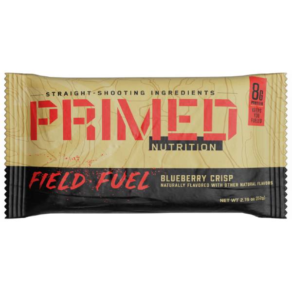 Federal Primed Nutrition Field Fuel All Day Energy Bar – Blueberry Crisp Camping Essentials
