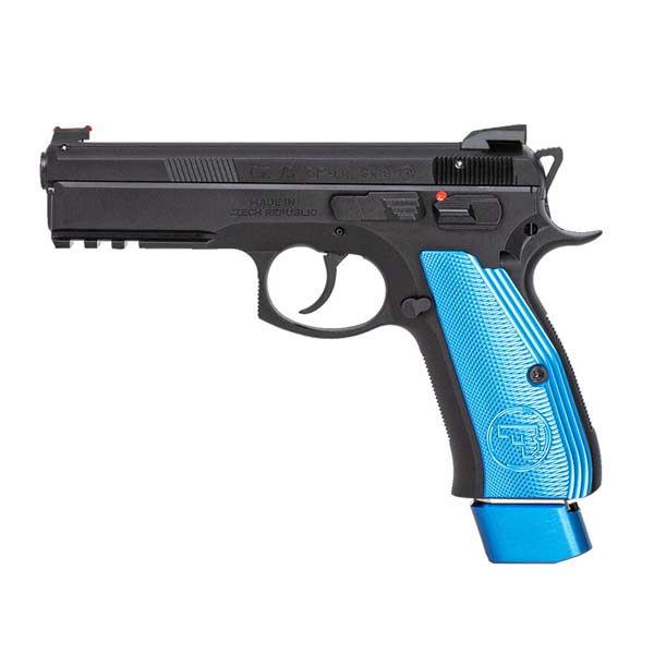 CZ 75 SP-01 Competition Blue Semi-Auto 9mm 4.6″ Handgun Firearms