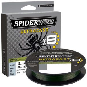 SpiderWire Ultracast Braid Fishing Line, 328yd 40lb – Ultimate Braid-Moss Green Accessories