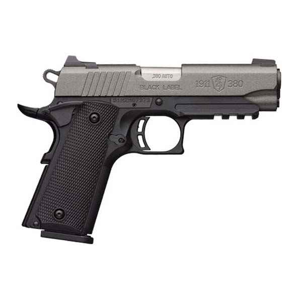 Browning Black Label Pro 1911-380 Single 380 ACP 4.25″ Handgun Firearms