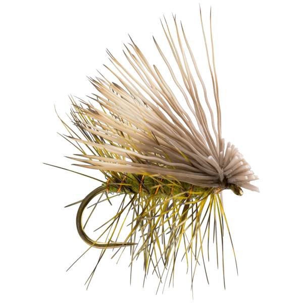 RIO Elk Hair Caddis Fly Fishing Lure, 16sz – Olive Fishing