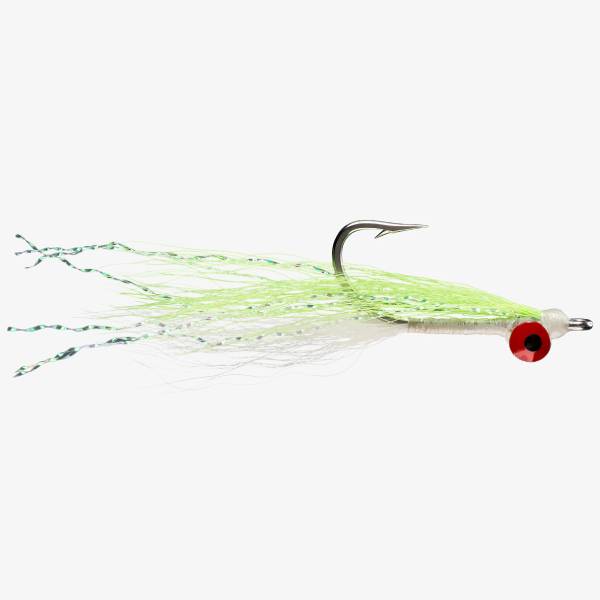 RIO Clouser Minnow Fly Fishing Lure, 2sz – Chartreuse/White Fishing