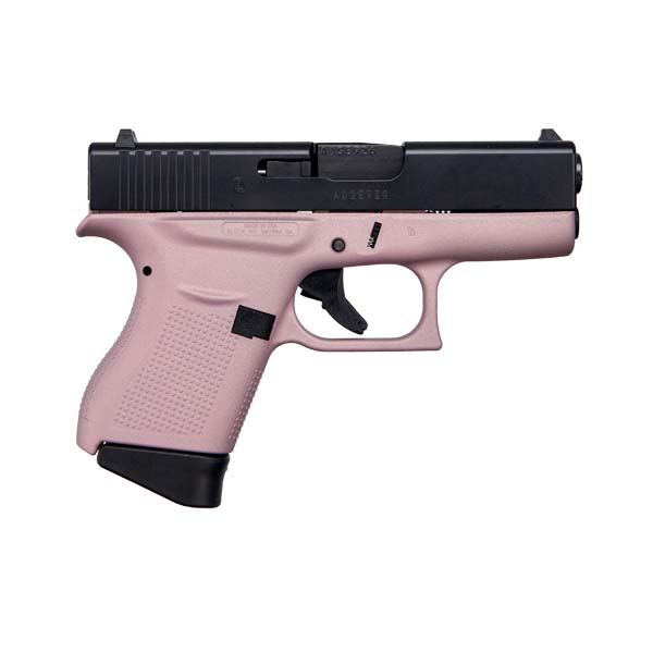 Glock G43 Pink Semi-Auto 9mm 3.41″ Handgun Firearms