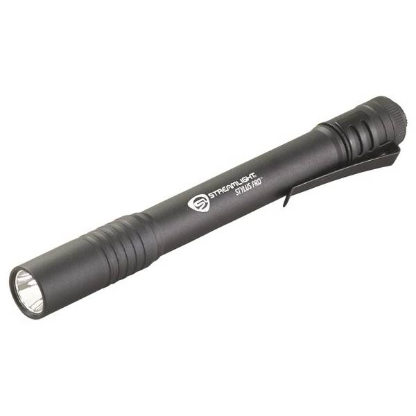 Streamlight Stylus Pro Super Bright LED Penlight – Black Camping Essentials