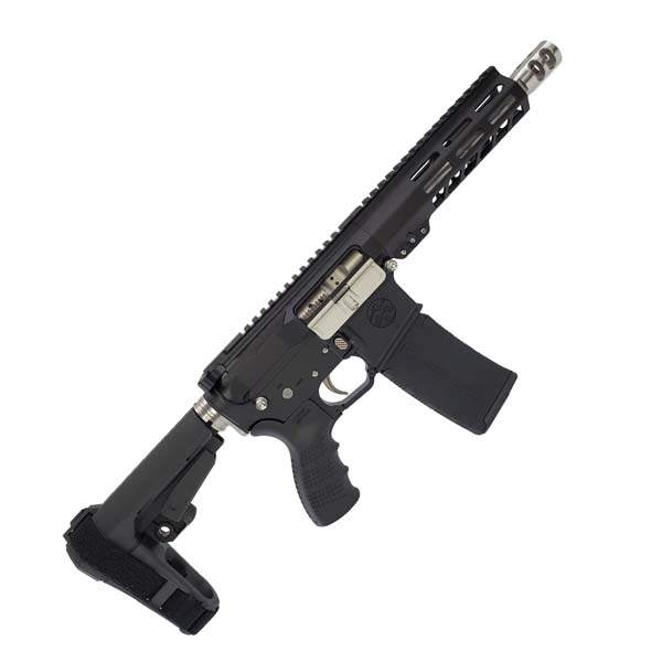Saltwater Arms Blackfin Semi-Auto 5.56 NATO 7.5” BLACK Firearms