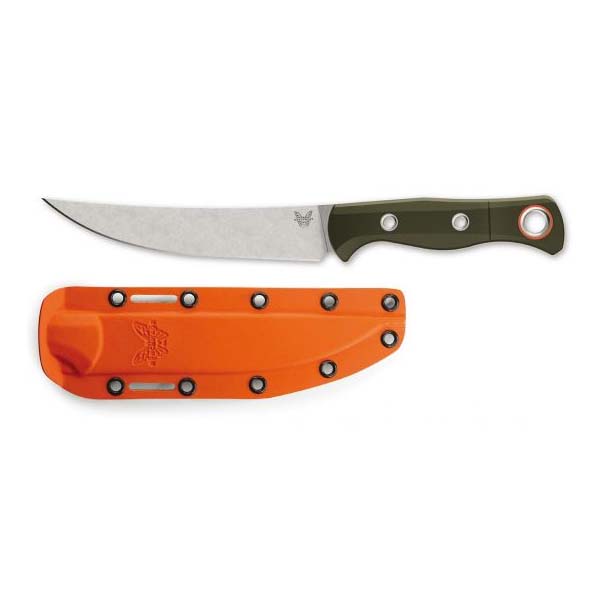 BENCHMADE MEATCRAFTER OD TRAIL 6.08″ Knife Fixed Fixed Blade