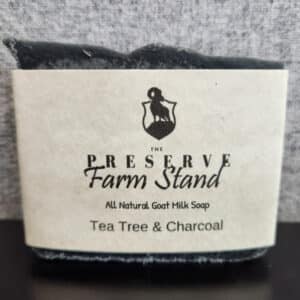 Preserve Wholly Goat Farm Goat Milk Soap – Tea Tree and Charcoal Preserve Farm Stand