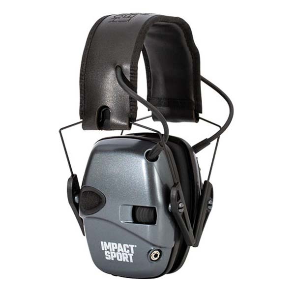 Howard Leight Impact Sport Folding Ear Muffs Gray/Black Eye & Ear Protection