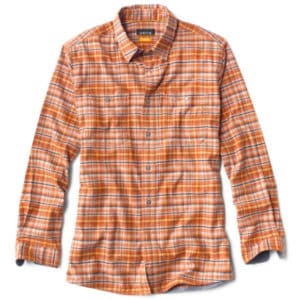 Preserve Orvis Flat Creek Tech Eco-Friendly Flannel Shirt – Bourbon or Navy Clothing