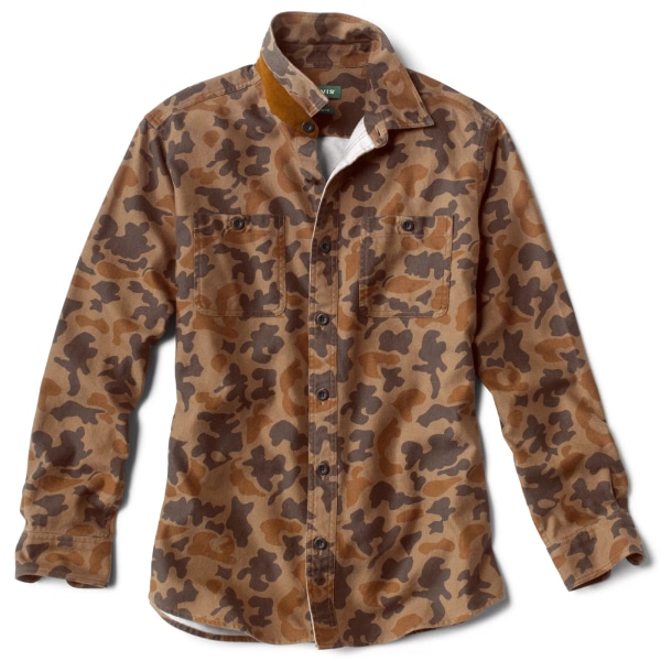 Preserve Orvis The Perfect Flannel Shirt, Regular – 1971 Camo or Blue Grey Clothing