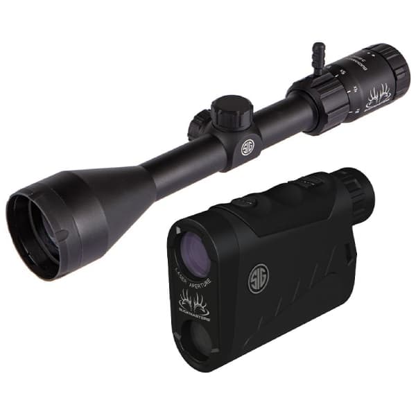 SIG SAUER Buckmasters Riflescope and Rangefinder 3-9x50mm Combo Kit Firearm Accessories