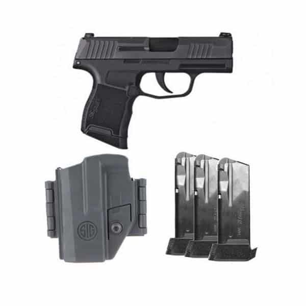 Sig Sauer P365 TAC Pac Semi-Auto 9mm 3.1″ Handgun Firearms