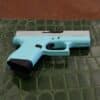 Pre-Owned – Glock G43 Semi-Auto 9mm 3.39″ Handgun Egg Blue Firearms