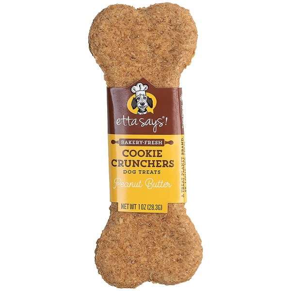 Etta Says Peanut Butter Cookie Crunchers Dog Treat Dog Training & Supplies