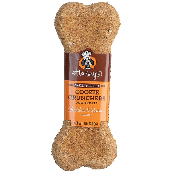 Etta Says Cheddar and Bacon Cookie Crunchers Dog Treat Dog Training & Supplies