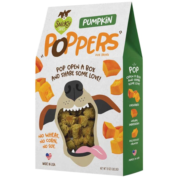 Snicky Snaks Pumpkin Poppers Dog Treats Dog Training & Supplies