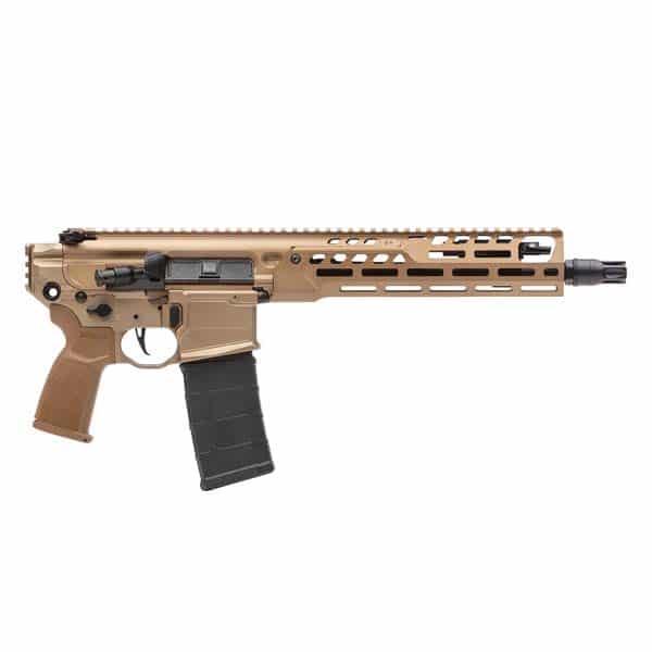 Sig Sauer MCX Spear LT Semi-Auto 5.56 NATO 11” Pistol Coyote Brown NO Brace Firearms