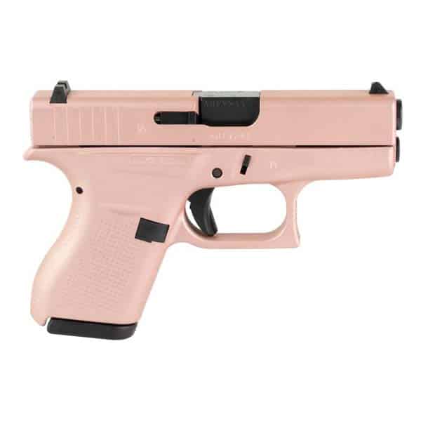 Glock G42 Rose Gold DAO 380 ACP 3.25″ Handgun Firearms