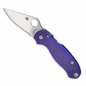 Spyderco PARA 3 G10 3.0″ Blurple Folding Knife Knives
