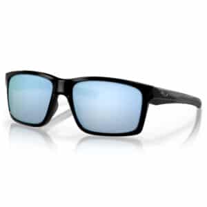 Oakley Mainlink Sunglasses – Prizm Deep Water Polarized Lenses with Polished Black Frame Clothing