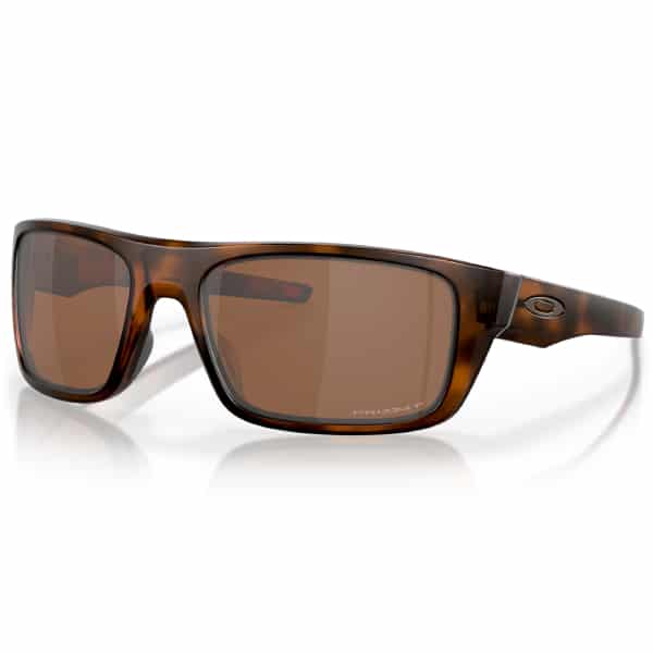 Oakley Standard Issue Drop Point Sunglasses – Prizm Tungsten Polarized Lenses with Matte Tortoise Frame Clothing