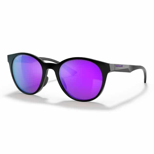Oakley Spindrift Sunglasses – Prizm Violet Lenses with Polished Black Frame Clothing