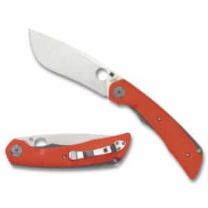 Spyderco Subvert Folding Pocket Knife – Orange Folding Knives